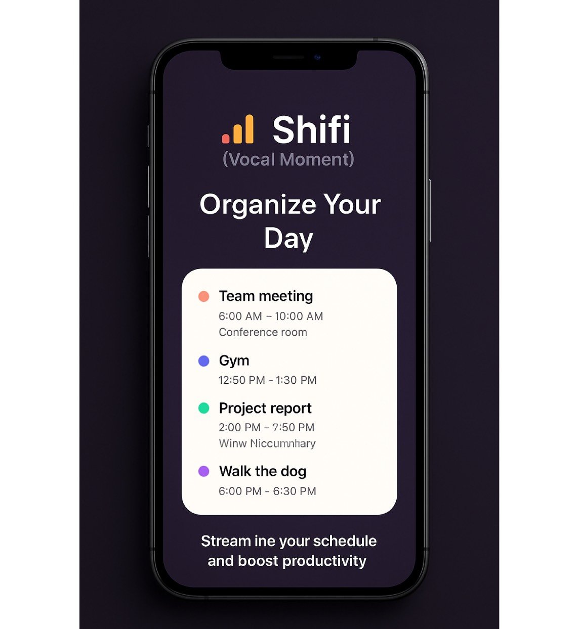 Shifi dashboard